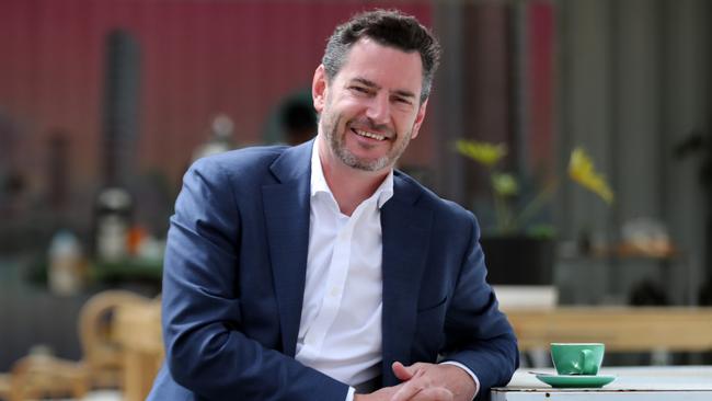 Zip Co founder Peter Gray predicts the group will benefit from a decade of further disruption to the ailing credit card industry. Picture: David Geraghty, The Australian.