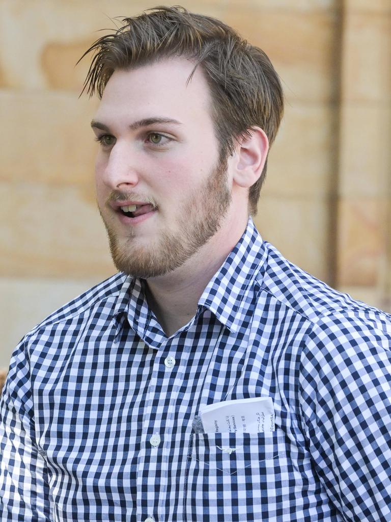 Marcus Cappo leaves Adelaide Magistrates Court after an earlier appearance. Picture: NCA NewsWire / Brenton Edwards