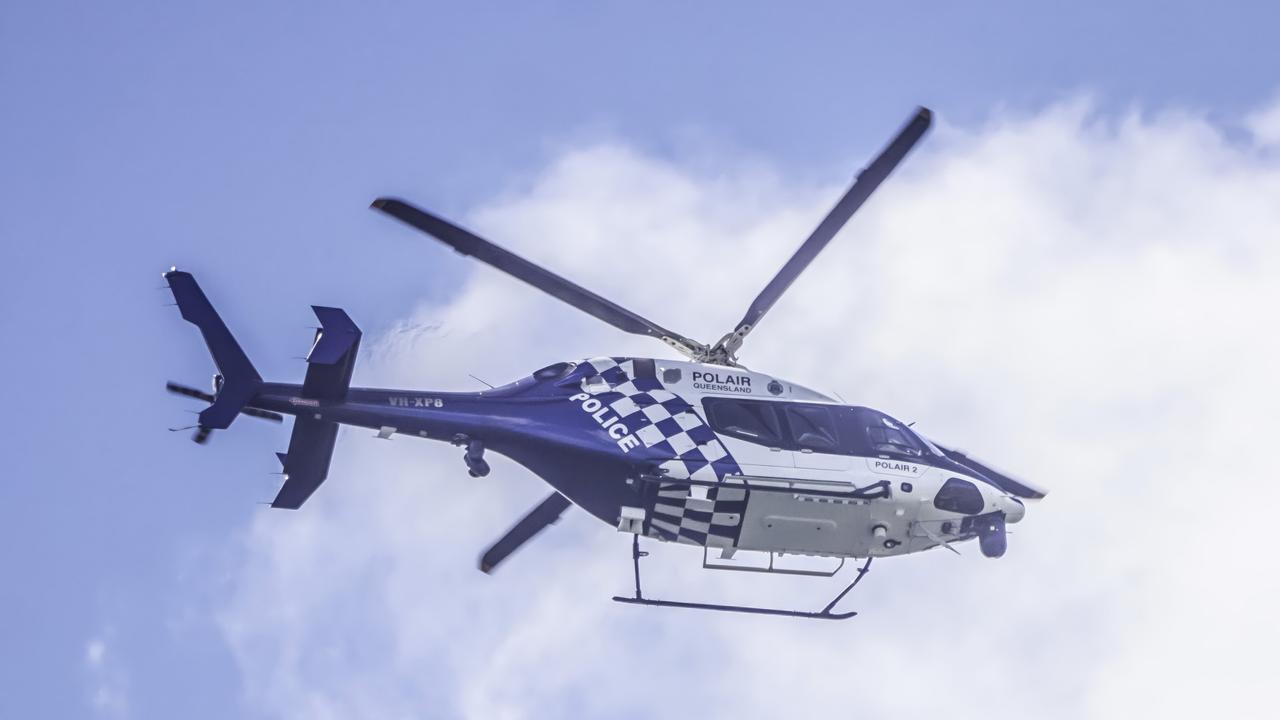 A police helicopter had been called in to look for the missing boy. Picture: File