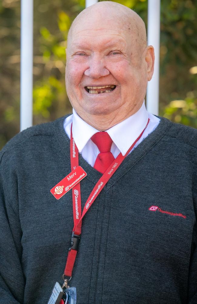 Gympie North Assistant Station Master Mervyn Suares is celebrating a milestone that most will never see - 60 years of continuous employment at Queensland Rail.