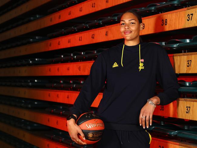 Liz Cambage says Opals ready to fire in Tokyo after regaining lost “spirit” and “sisterhood”. Photo: Robert Cianflone/Getty Images.