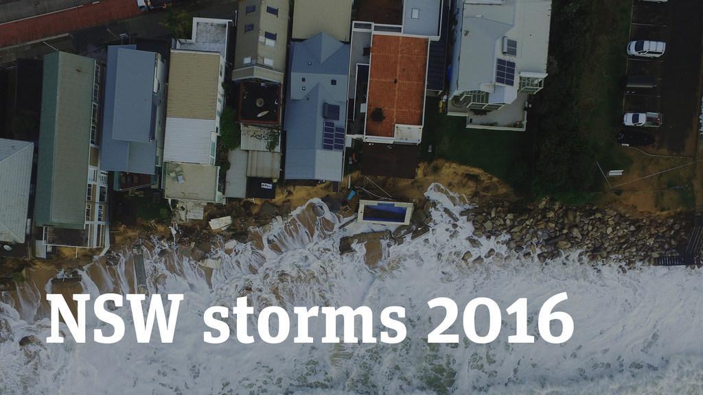 NSW storms 2016: Collaroy damage