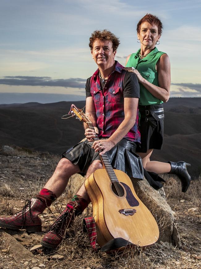 Jim and Alex Paterson – The Borderers – at Saunders Gorge Sanctuary. Picture: Matt Turner