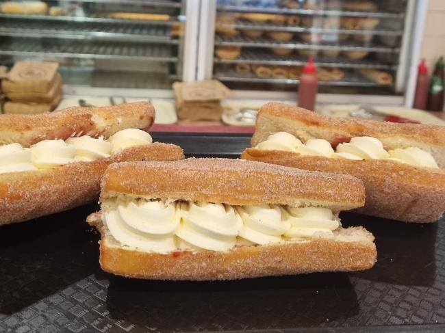 Clarendon Bakery’s Black Forest donut has gained itself a cult following.Picture: Clarendon Picture