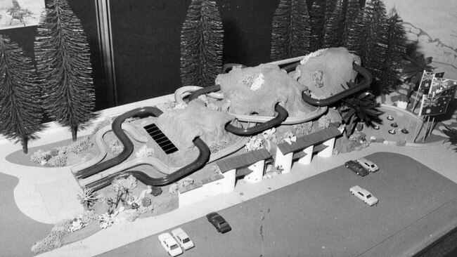 A model of Magic Mountain from 1981. Picture: Brian Webber