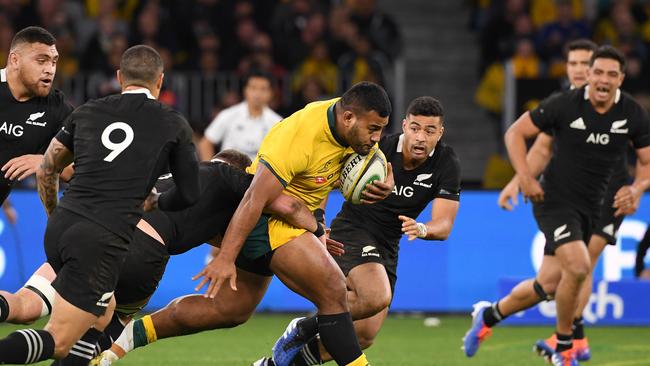 Taniela Tupou was immense off the bench against the All Blacks. Picture: AAP Image/Dave Hunt