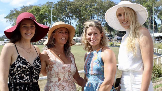 Keegan Cirillo, Kylie Cirrilo, Elise Watson and Tamara Wiersna at the Noosa Polo and Provedores on October 14, 2023.