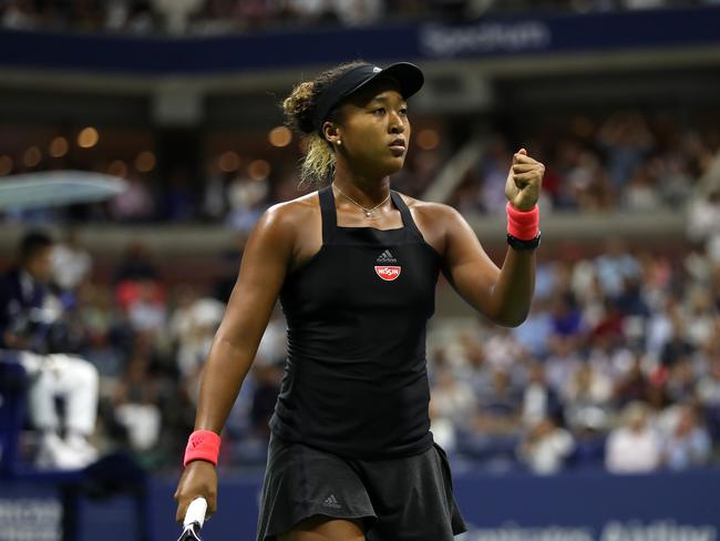 Naomi Osaka played an outanding match to upset Serena Williams. Picture: Getty