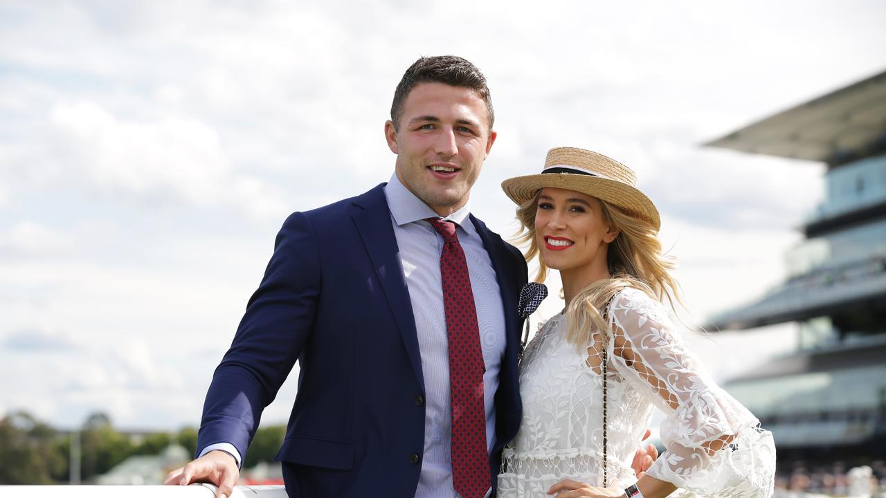 Sam Burgess and Phoebe Burgess. Picture: Christian Gilles.