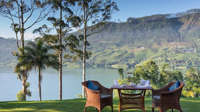 Tea on the lawn, Ceylon Tea Trails, Sri Lanka.