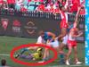 AFL world loses it over goal umpire’s act