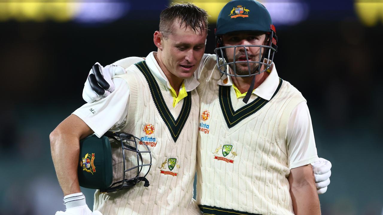 It was all too easy for Marnus Labuschagne and Travis Head. (Photo by Chris Hyde/Getty Images)