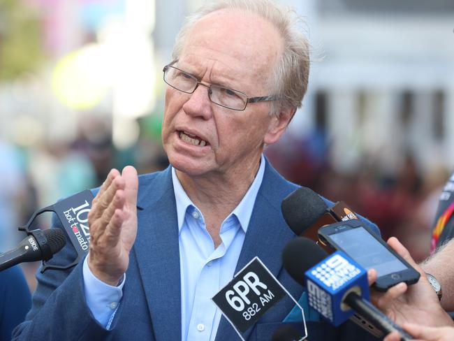2018 Commonwealth Games on the Gold Coast in QLD. GOLDOC Chairman Peter Beattie at the preview to the closing ceremony, at Broadbeach.