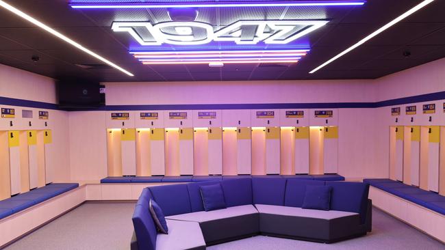 The plush locker rooms. Picture: Rohan Kelly