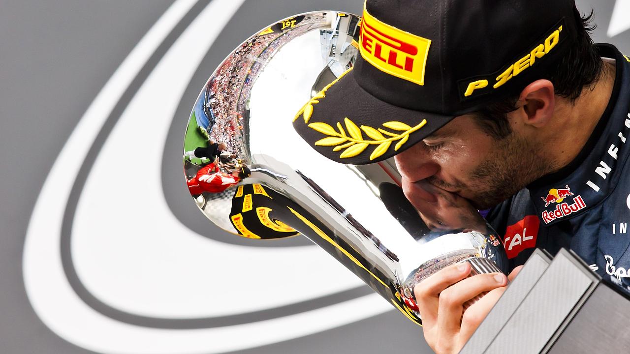 What he said Daniel Ricciardo speaks after his win in the Hungarian F1