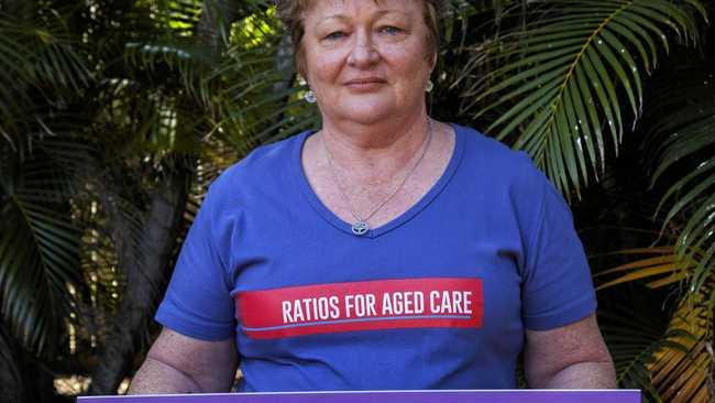 MAKE IT LAW: Former aged care worker and registered nurse Carolyn Waters. Picture: TAHLIA STEHBENS