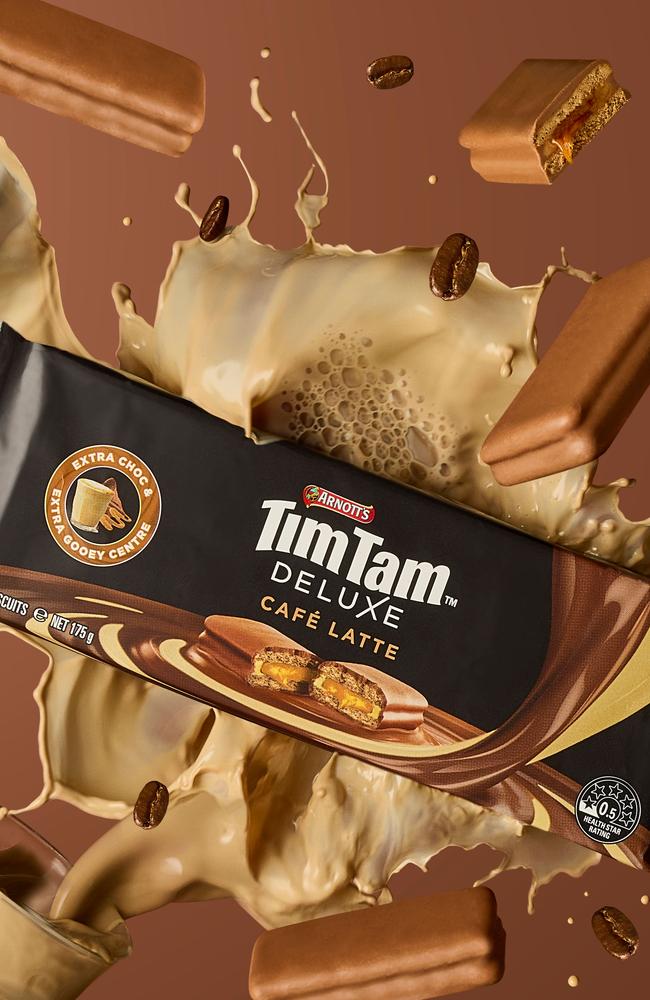 TimTam has released the Deluxe Cafe Latte. Picture: Supplied