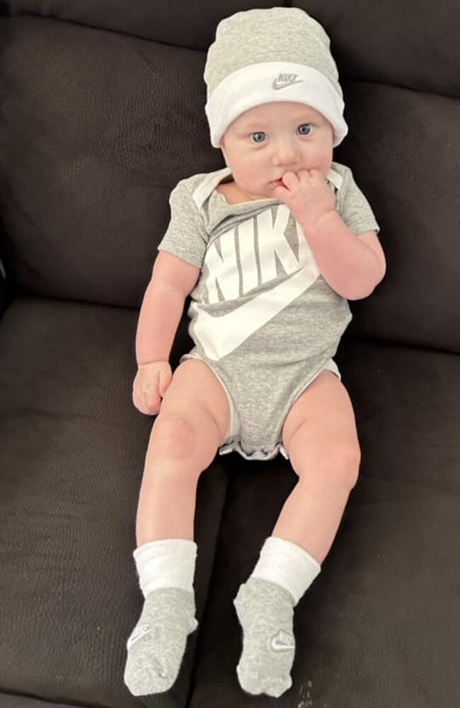 Zaiden John Phillip McCarron: Born on 3/05/2023, six month old Zaiden was nominated by his dad, Codie Burt, because “he’s just the cutest baby ever in world.”