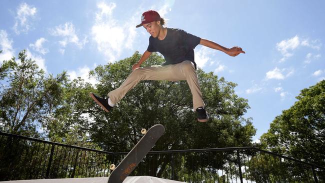 Fun at Nerang skate park. Pics Adam Head