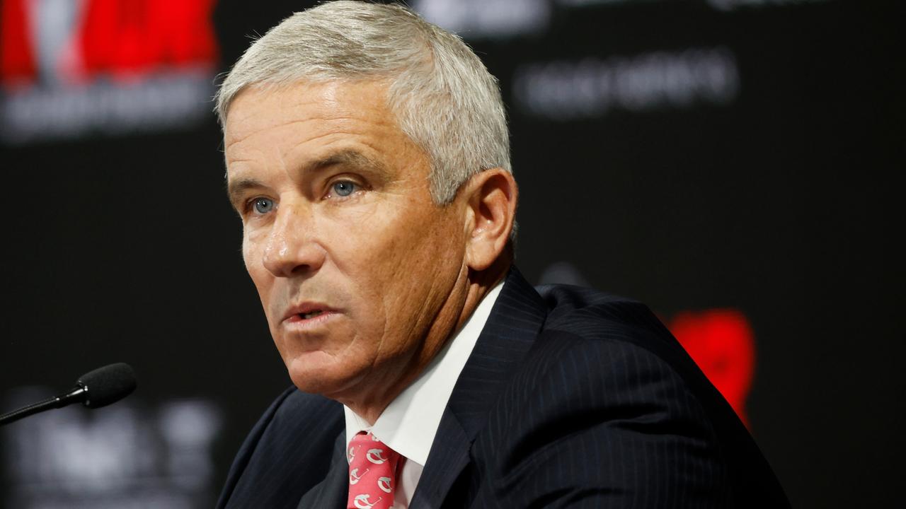 PGA Tour commissioner Jay Monahan is under the pump. Picture: Cliff Hawkins/Getty Images