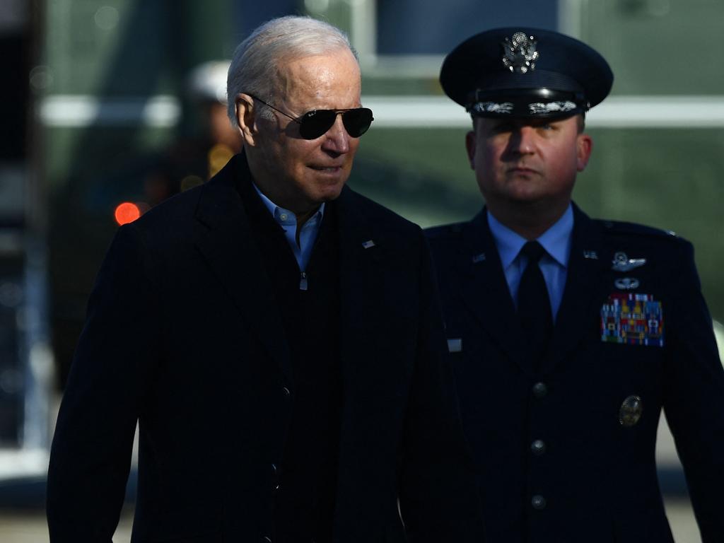 US President Joe Biden urged Americans to ‘keep fighting’ the virus. Picture: AFP