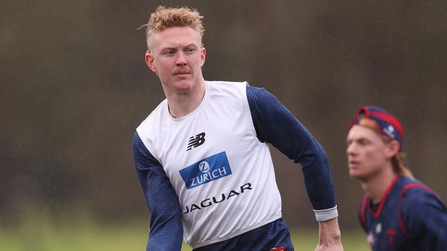 Clayton Oliver failed to make it through training on Wednesday. Picture: Robert Cianflone/Getty Images