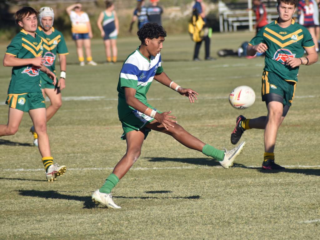 Dolphins Challenge Round 3, The Cathedral College versus St Brendan's College, at Kettle Park, Rockhampton, on June 11, 2024.