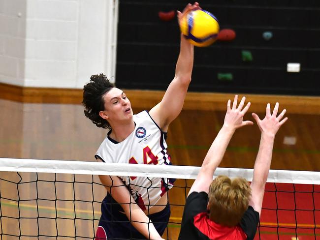 GPS Firsts Volleyball between Terrace and BSHS. Saturday March 4, 2023. Picture, John Gass