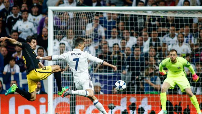 Cristiano Ronaldo scores hat-trick for Real Madrid as goals rain