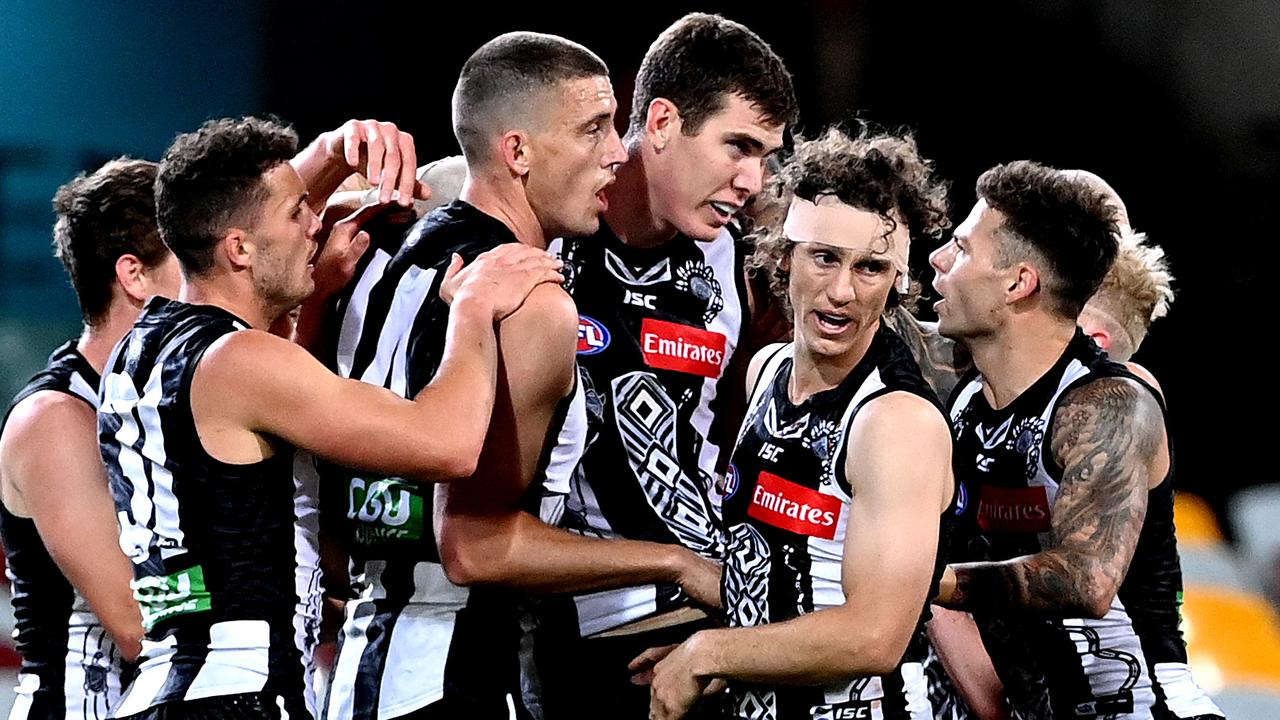 Collingwood did enough against North Melbourne. (Photo by Bradley Kanaris/Getty Images)
