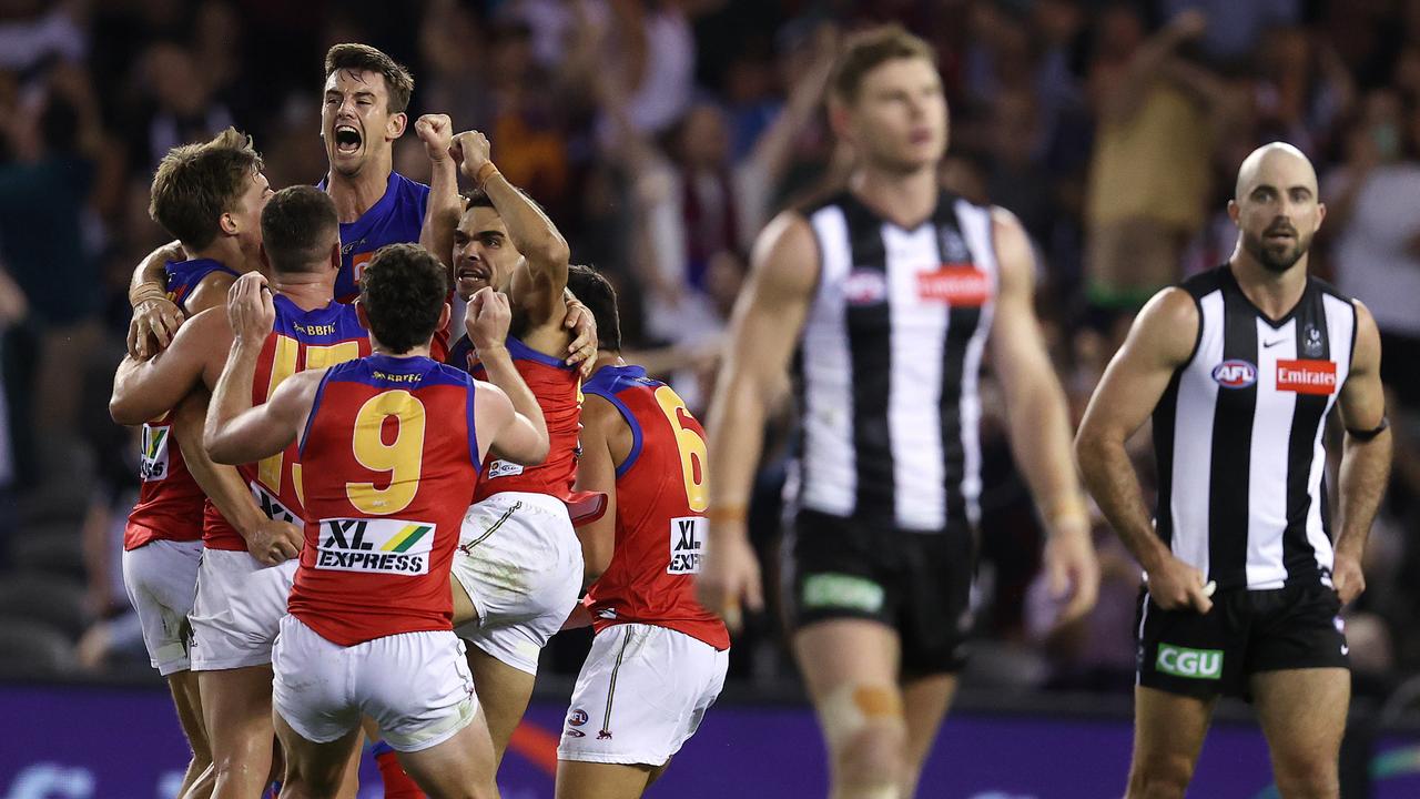 The Lions roared while Collingwood left empty-handed.