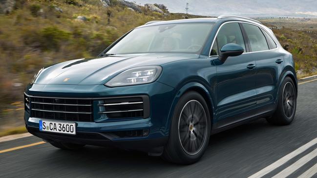 The new Porsche Cayenne has a thumping V8 under the bonnet. Picture: Supplied.