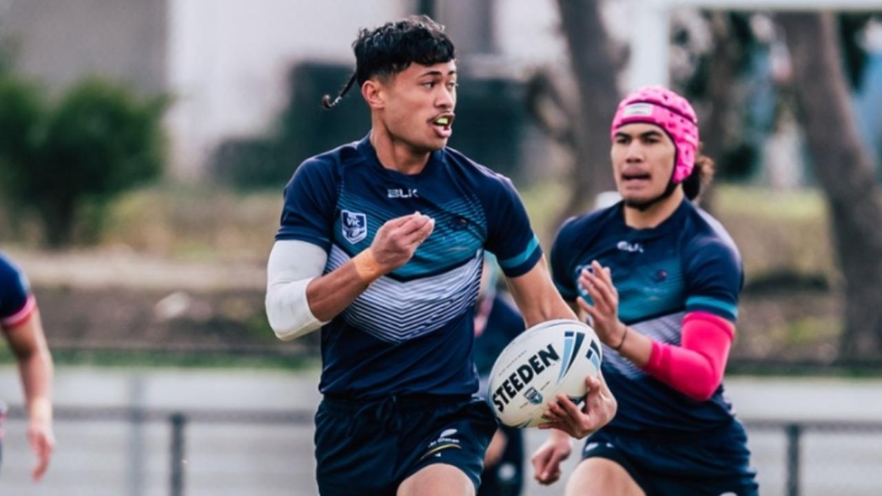 Matt Kereti in action for The Grange in the Storm Cup. Picture: The Grange Sports Science Academy
