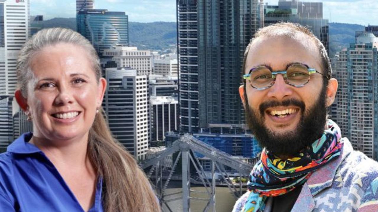 The battle for the Brisbane mayoral race is heating up as Tracey Price and Jonathan Sriranganathan prepare to topple the incumbent Adrian Schrinner.