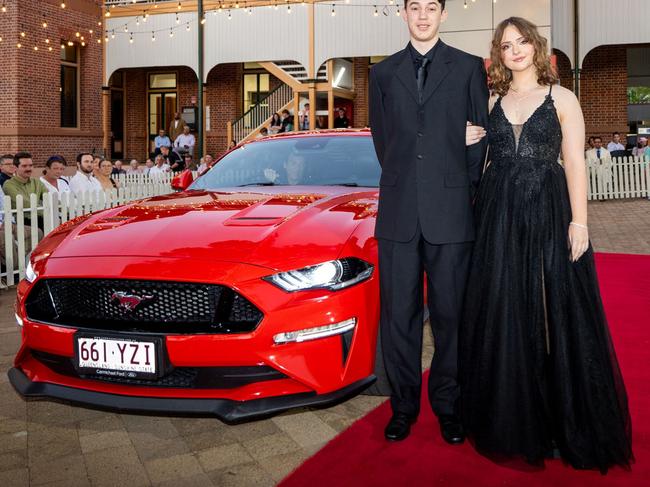 CLASS OF 2024: Townsville Grammar School formal. Students Sebastian Eve & Madeline Tilson.