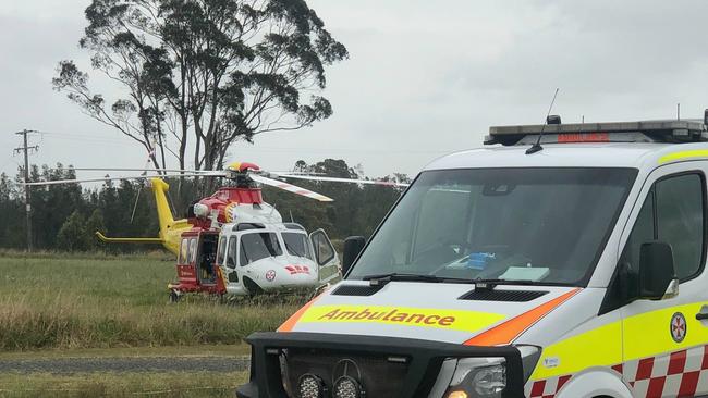 A man and a teen girl were rushed to hospital after a quad bike rollover. Picture: File