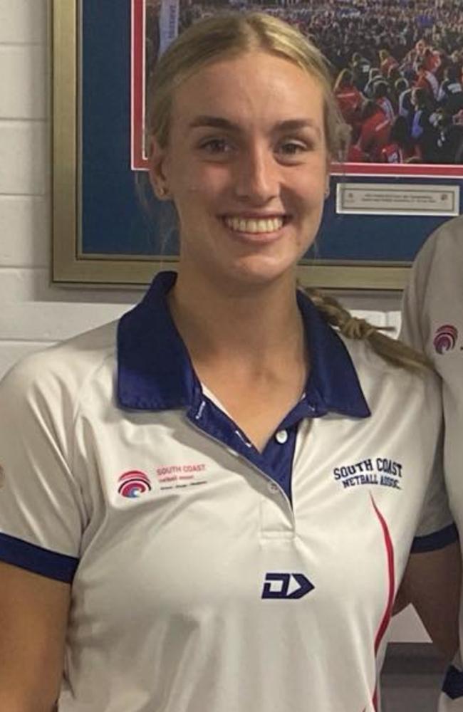 Rising netballer Lucy Garufi. Photo: Supplied.