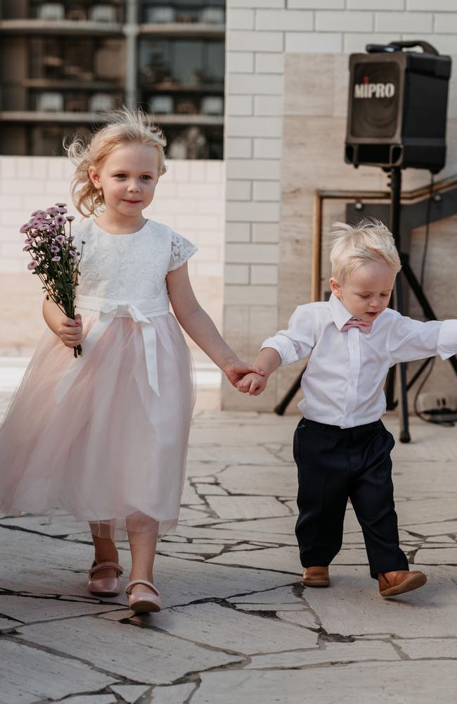 Wedding of Sarah Jones and Samuel Brown. Picture: Cloud Catcher