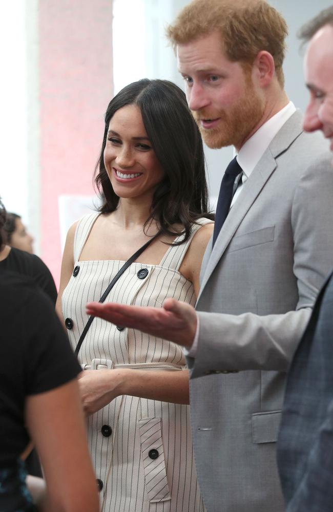 With Prince Harry inside. Picture: AFP PHOTO / POOL / Yui Mok