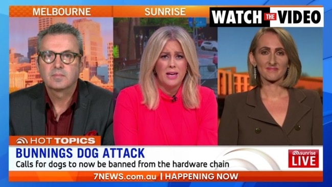 Samantha Armytage speaks out in favour of dogs being allowed inside Bunnings (Sunrise)