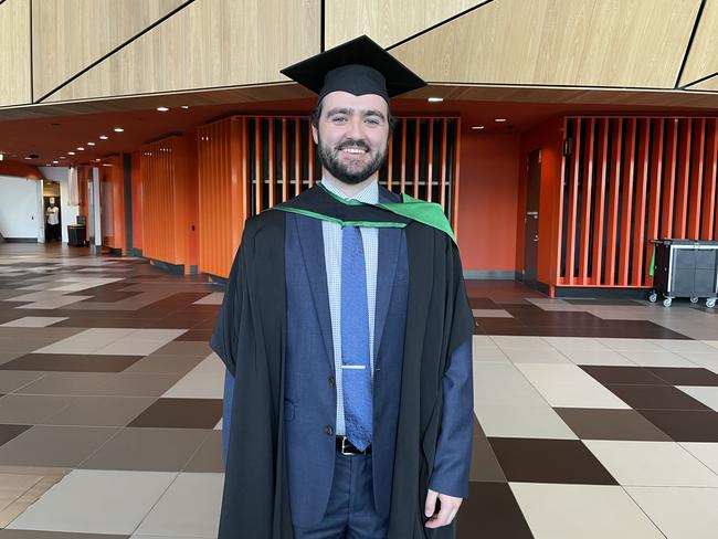 Ethan Wake graduated from Australian Catholic University with a Master of Teaching (secondary). Photo: Himangi Singh.