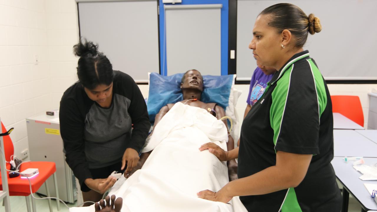 CareFlight and Bachelor of Institute have run a two-day training course for 30 Aboriginal Health Practitioners. Picture: Supplied.