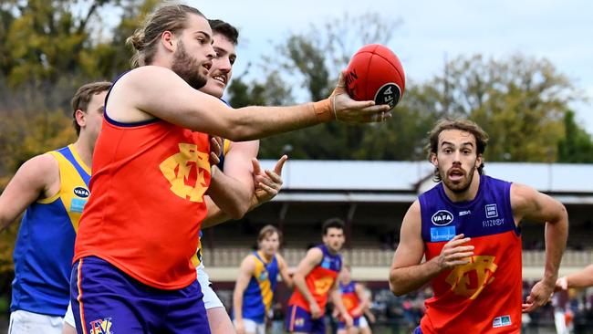 VAFA: Action from the clash between Fitzroy and Beaumaris. Picture: Josh Chadwick