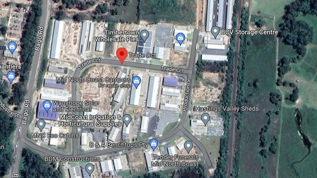 Trade Circuit is in the industrial area of Wauchope.