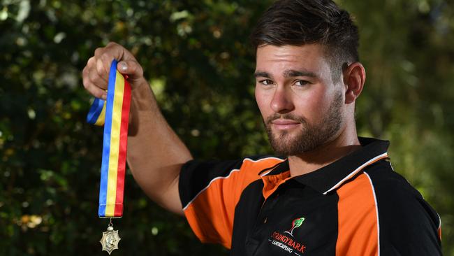 Dual Magarey Medallist Mitch Grigg has joined junior club Athelstone. Picture: Tricia Watkinson