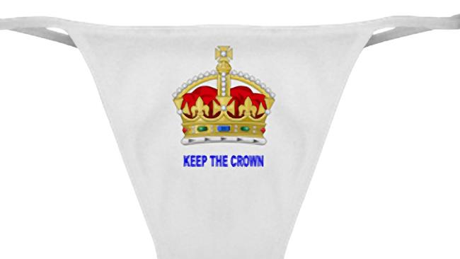 Show your true colours with Australian Monarchist League underwear.