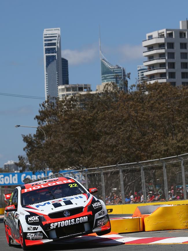 No more leisurely pace, James Courtney will go all out on the Gold Coast 600 street circuit this weekend.