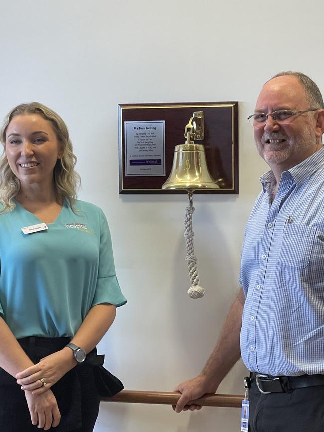 Far North Queensland Hospital Foundation CEO Gina Hogan and Foundation Chairman Dr Ken Chapman.