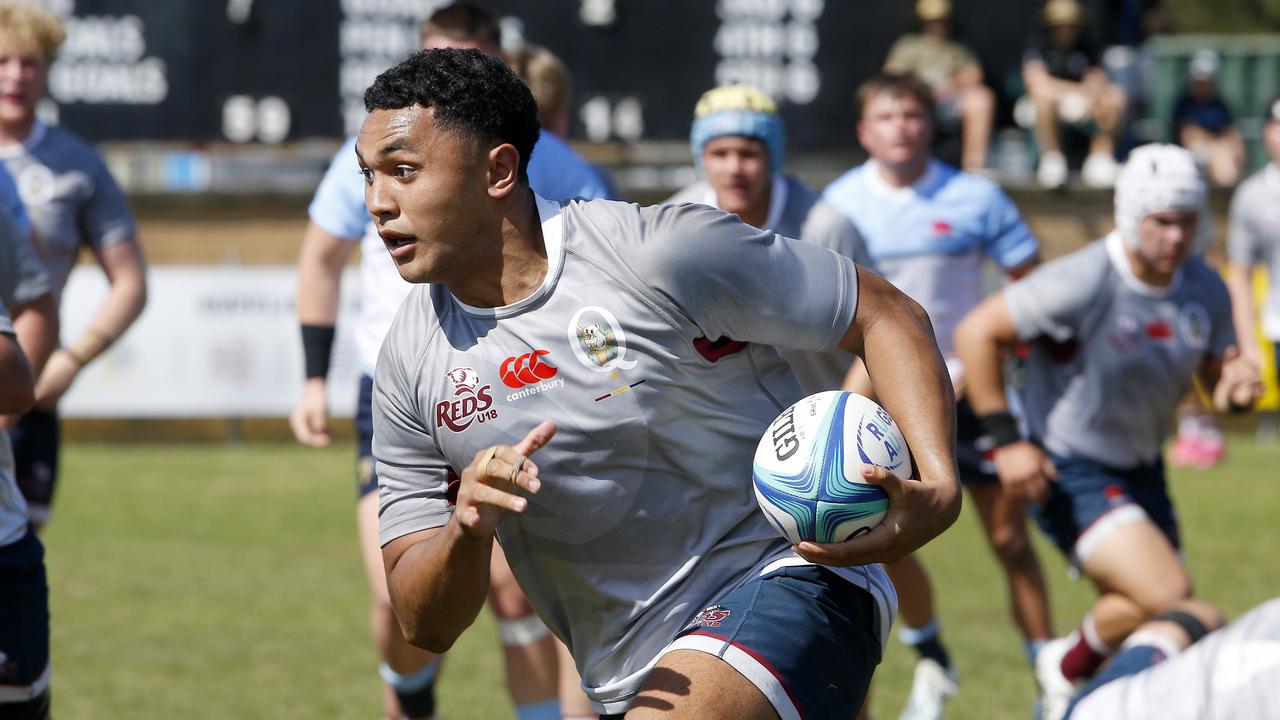 Amare Milford in action the Queensland Reds under-18s.