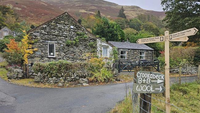 The people you meetWe stayed in a mix of historic inns and quaint B&Bs in villages and farms run by welcoming locals along the route.As well as dishing up an amazing charcuterie board, the hosts at Crookabeck Farm in the Lake District (pictured) even offered to do our washing. The genial host at The Old Croft House in Kirkby Stephen offered a slice of chocolate cake and a cup of tea before I had even removed my dirty hiking shoes. At their Park House Country Guest House in North Yorkshire, Aussie ex-chef Brett prepared a magnificent barbecue we shared with him and his partner, Alex.Without fail, the locals we encountered were warm, friendly and genuinely interested in why a couple from Australia had travelled such a long way to walk across their country. One older gent named Phil started up a conversation with us on a forest track, then reversed direction and walked with us for 30 minutes, ensuring we navigated a tricky section of the trail, regaling us with local anecdotes along the way.